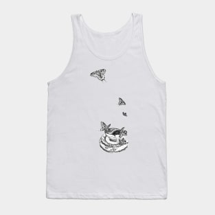 Butterfly Tea Party Tank Top